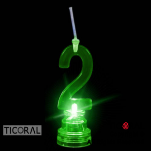 VELA LUMINOSO NUMERO 2 x 1